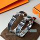 Replica Hermes Clic HH Brushed Metal Matt Black Enamel Bracelet Narrow (8)_th.jpg